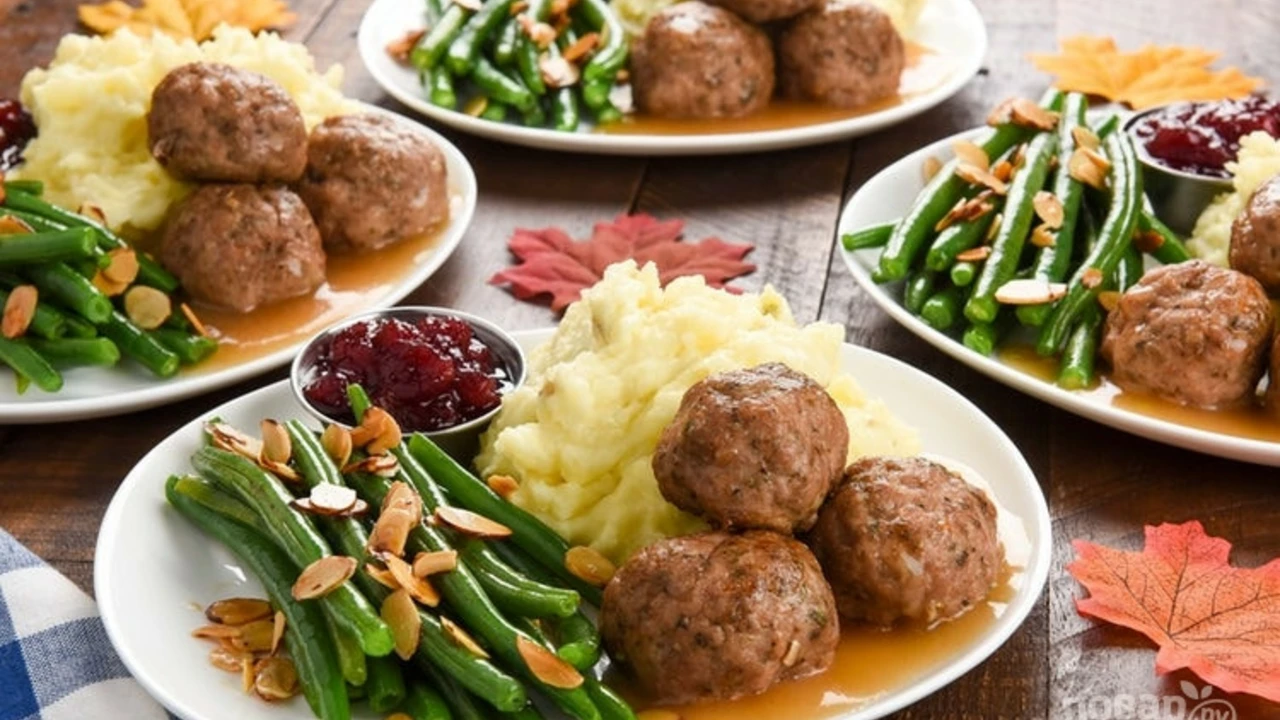 What are some good side dishes to serve with turkey meatballs?